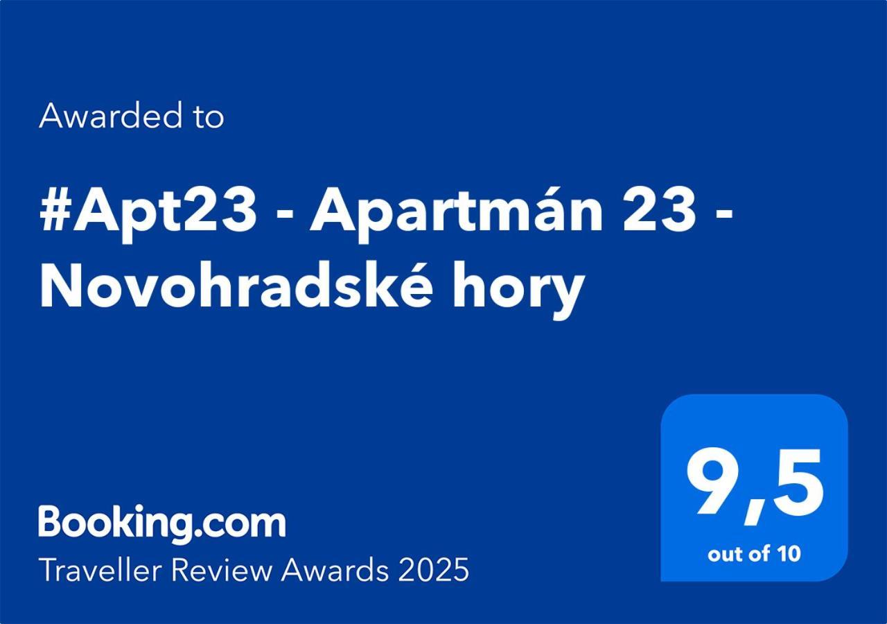 #Apt23 - Apartman 23 - Novohradske Hory Benesov nad Cernou Ngoại thất bức ảnh